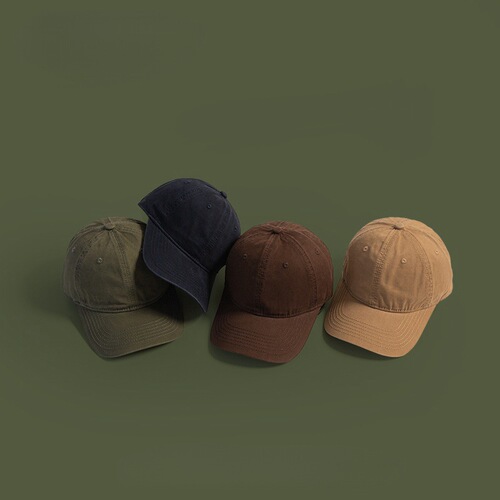 Men and Women Four Seasons Solid Color Duck Bill Hat Korean Style Simple Casual Matchable Cap Soft Top Curved Brim Small Face Highlight Hat