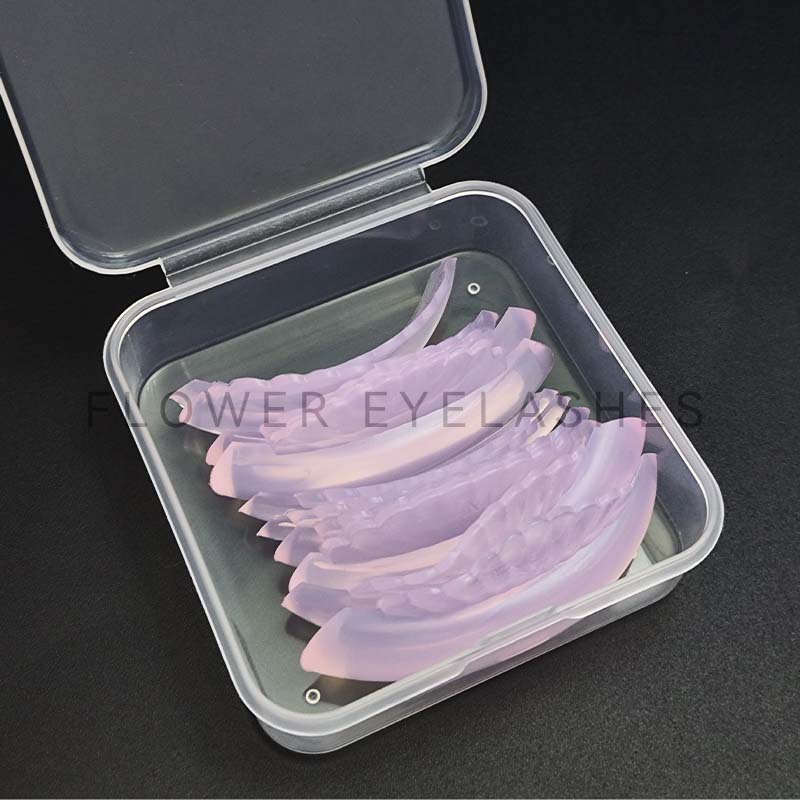 5 pares de queratina de gelatina transfronteriza 5 pares de juntas de silicona de proteína de pestañas calientes 5 pares de almohadillas de borde de girasol autoadhesivas de gelatina