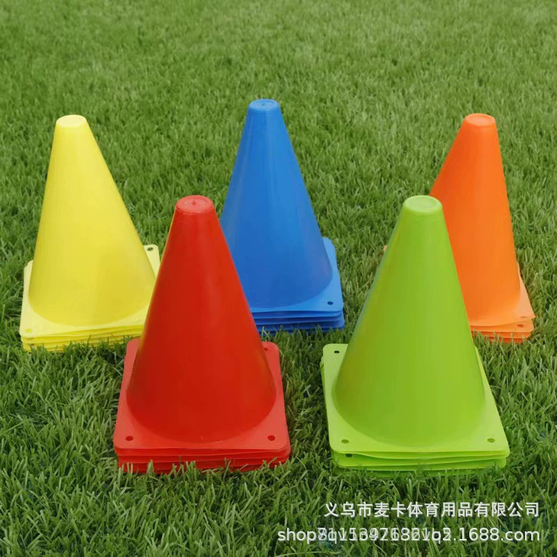 Конусы-маркеры 18 см для тренировок по футболу, дорожные знаки, дорожные барьеры, конусы-маркеры в форме мороженого, нескользящие.