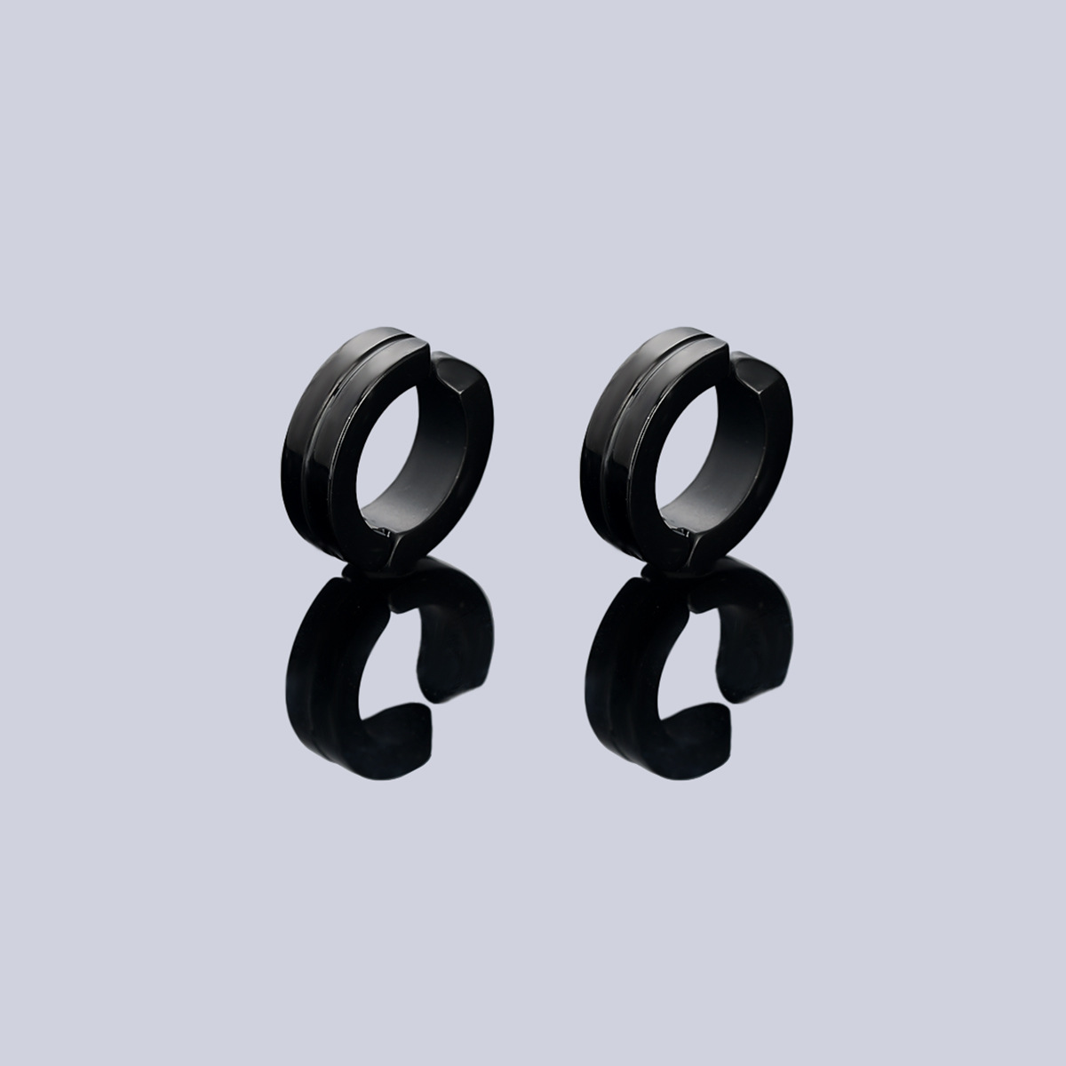 Cool Men’s Stud Earrings. Minimalist Street & Punk Style, Ideal For Casual, Party & Daily Wear. Made Of 316L Stainless Steel, Hypoallergenic, Nickel-_voghion.com