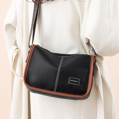 廠家直銷新款時尚女包軟面繡線小眾單肩包 豌豆包高級質感腋下包