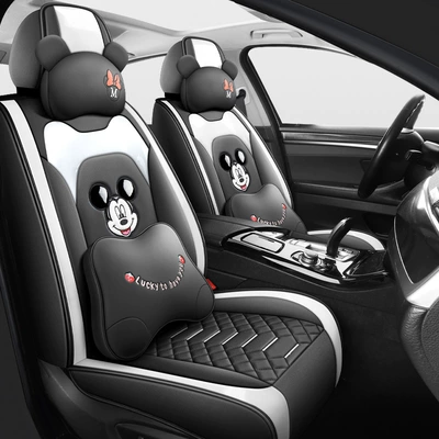 seat cushion four seasons universal Universal seat cover - mickey-deluxe-edition-universal-for-five-seats