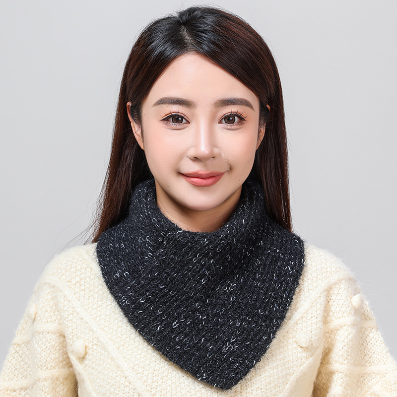 秋冬のカシミヤ防止の首のカバーの女性の頚椎の偽の襟の厚い保温の毛糸のニットの首のカバーの首の周り|undefined