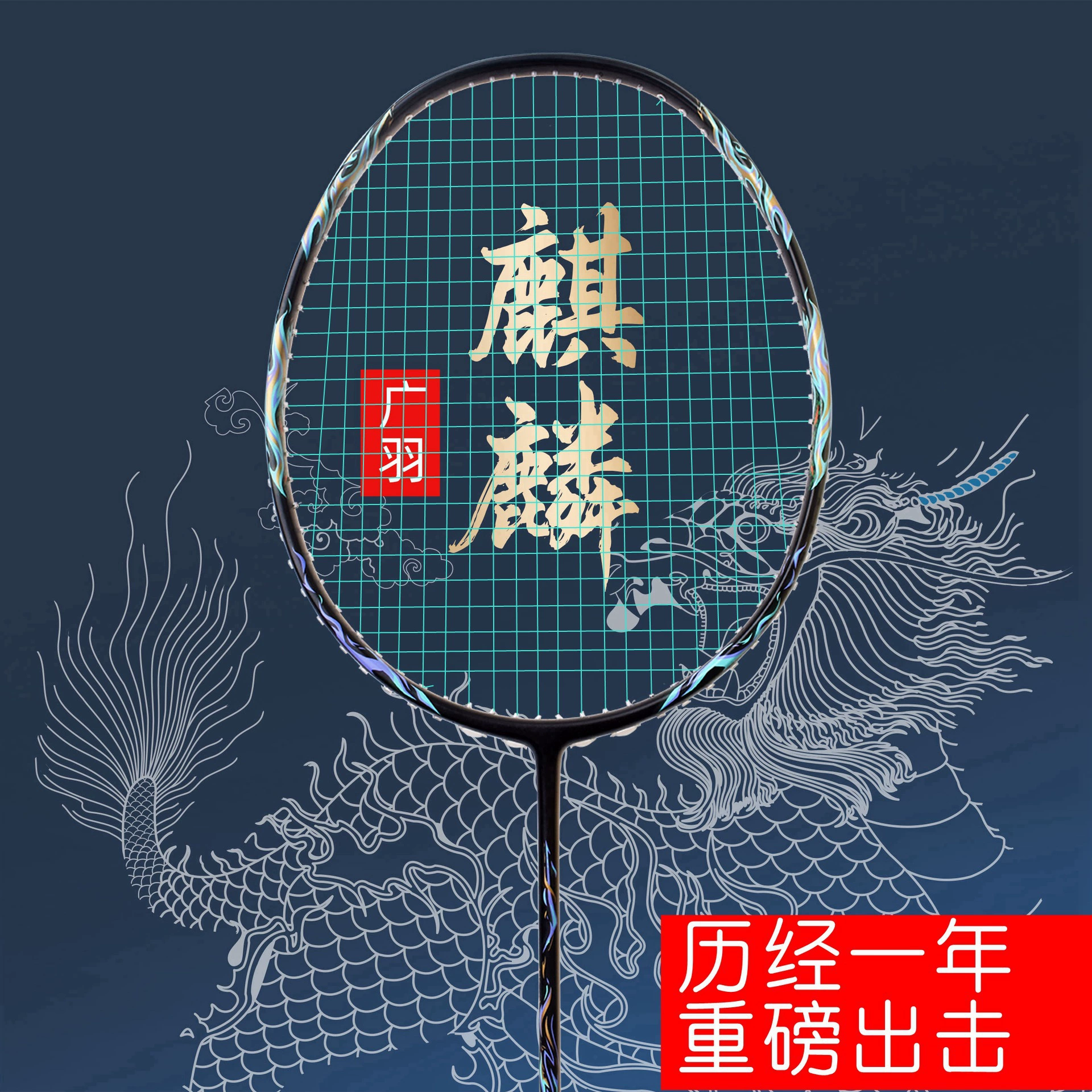 Professional racket for badminton for adults for training