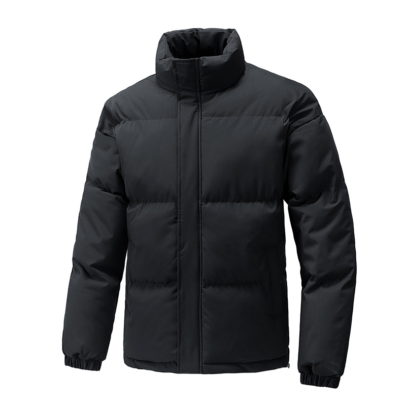 Unisex Padded Winter Jacket Oversized Cotton Quilted Coat_voghion.com