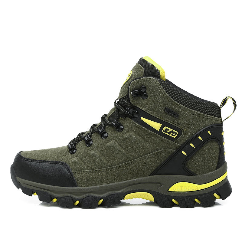 Turismo transfronterizo al por mayor zapatos de montaña para mujeres, zapatos de montaña para hombres, zapatos de montaña al aire libre, otoño y invierno