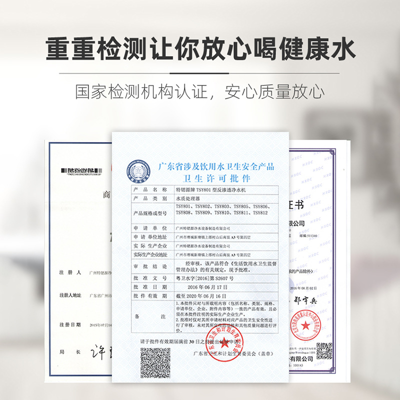 Teqiyuan hogar purificador de agua de ultrafiltración hogar Filtro frontal de la bebida directa purificador de agua del grifo del hogar