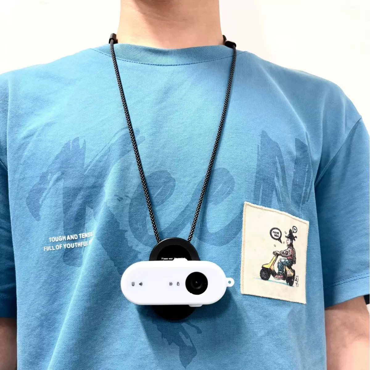 拇指运动相机磁吸挂绳胸前第一视角磁吸挂绳旅行Vlog拍摄轻巧便携