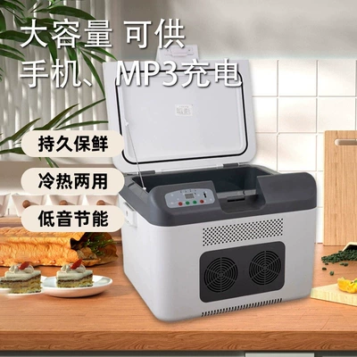 Car Refrigerator, Dormitory Milk Mini Freezer, Household Small Refrigerator, Beauty-Specific Mask Semiconductor 26L