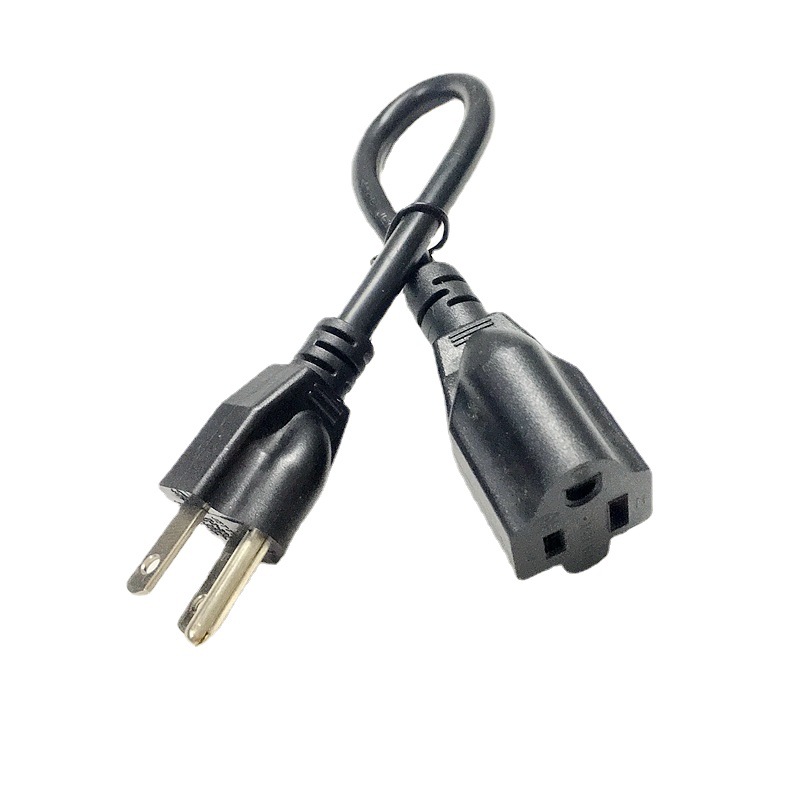 美规ac电源线 美式三插延长线 美标电源线 美国认证3*0.824 1.5米