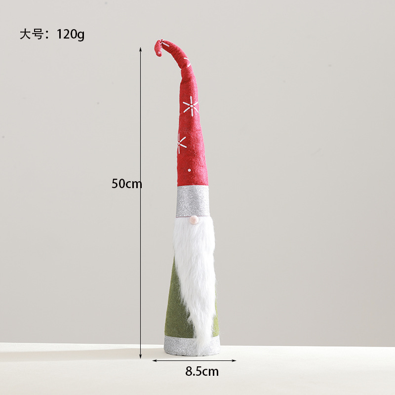 Nuevos productos transfronterizos creativos de Navidad sin cara decoración de escritorio decoración de navidad accesorios