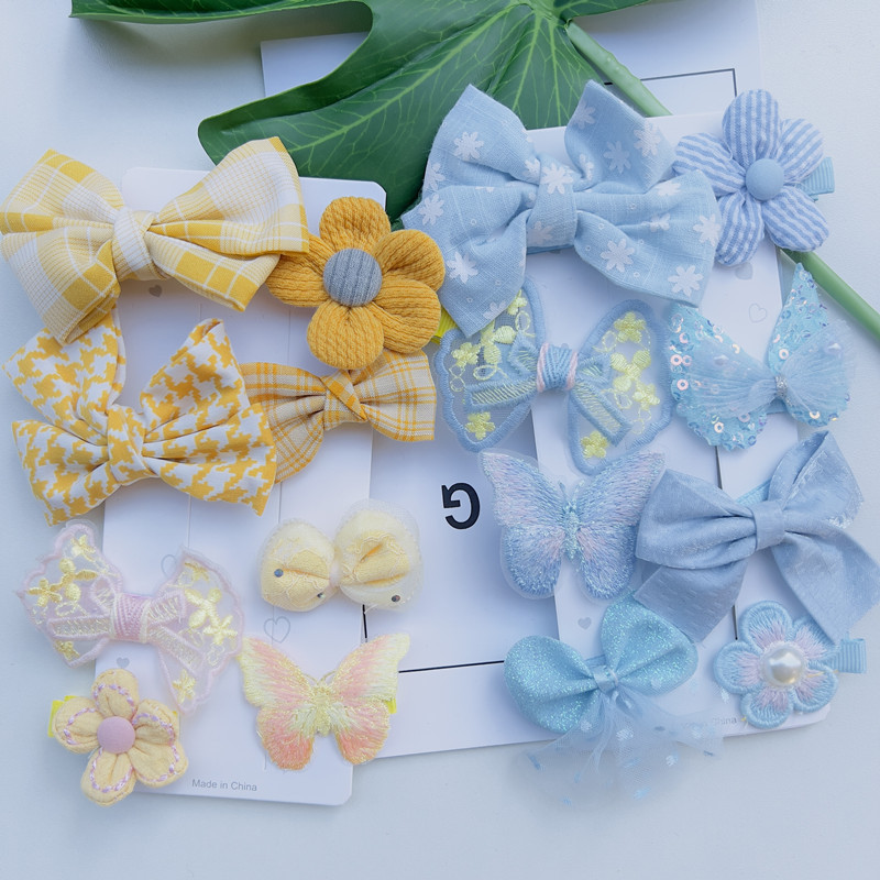 New Children's Cartoon Bow Hairpin Cute Female Baby Hairpin display picture 3