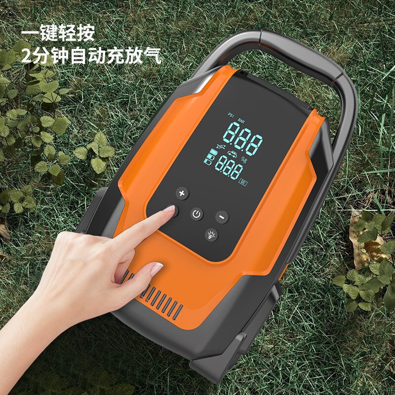 户外露营车载充气泵浆板帐篷皮划艇SUP便携式电动无线高压 冲气泵|undefined
