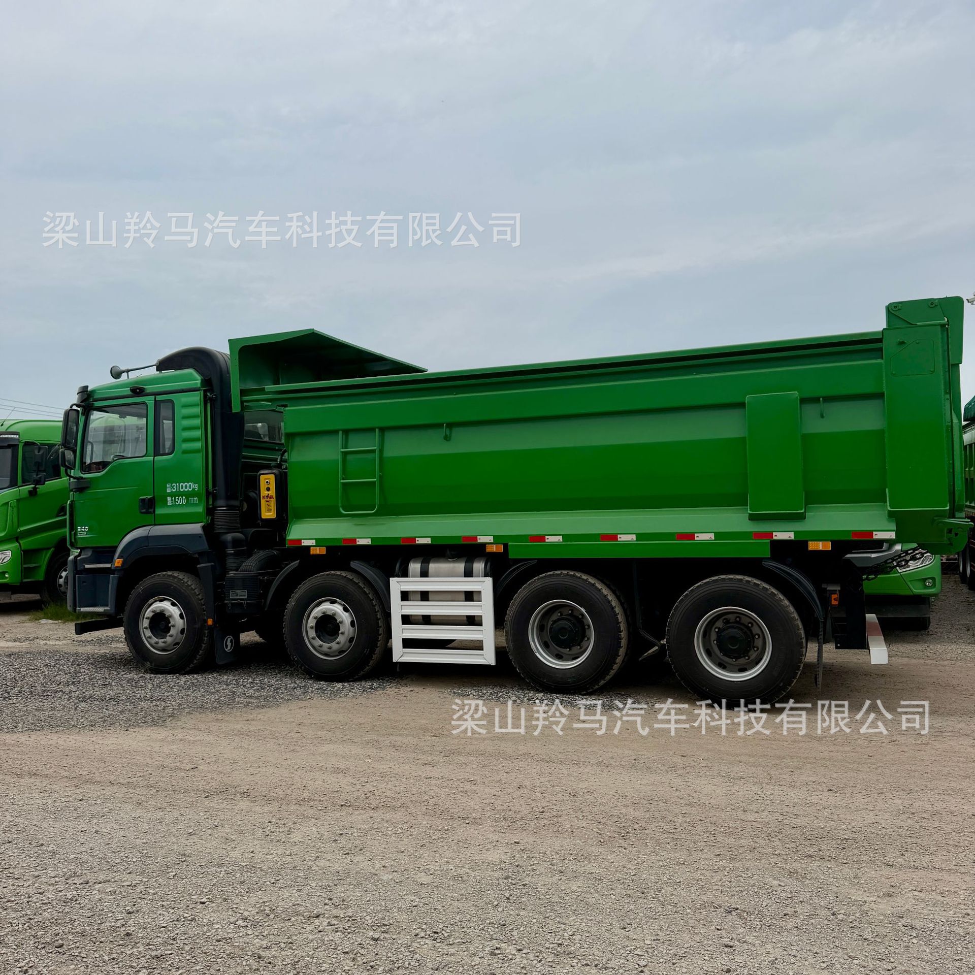 Cross-border medium-duty specialized work truck, Shaanxi Auto DeLong M3000S, front four-wheel drive, rear eight-wheel drive, dump truck for engineering projects
