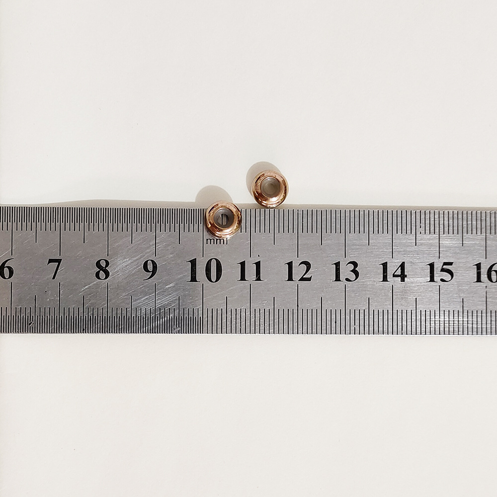 8×4×2.5mm 로즈 골드 포지셔닝 비즈