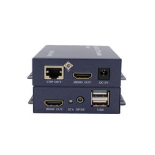 100米HDMI+USB延长器,KVM 网线延长器 KVM双绞线传输器