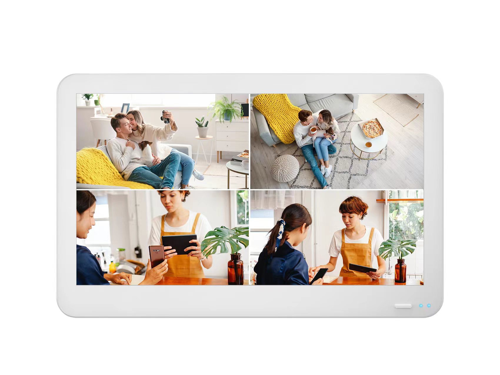 POE video kaydedici üçü bir arada video ekranı entegre ONVIF ultra yüksek çözünürlüklü 4K uyumlu 8MP dış mekan wifi dome kamera