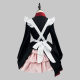 Original New Japanese Kimono Maid Costsize Cos plus size Lolita Cute Second Dimension Long Sleeve Maid Uniform