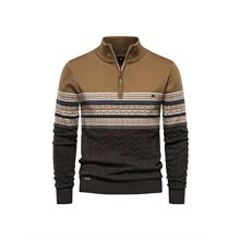 I 15371 High Collar Half Zip Sweater ���������ë��