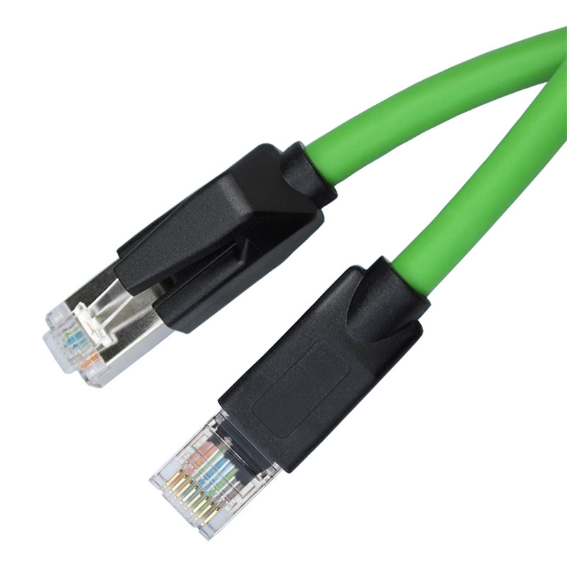Gigabit Category 6 High Flexible Cross Industrial Network Cable Plc Communication Profinet Double Shielded Communication Internet Cable