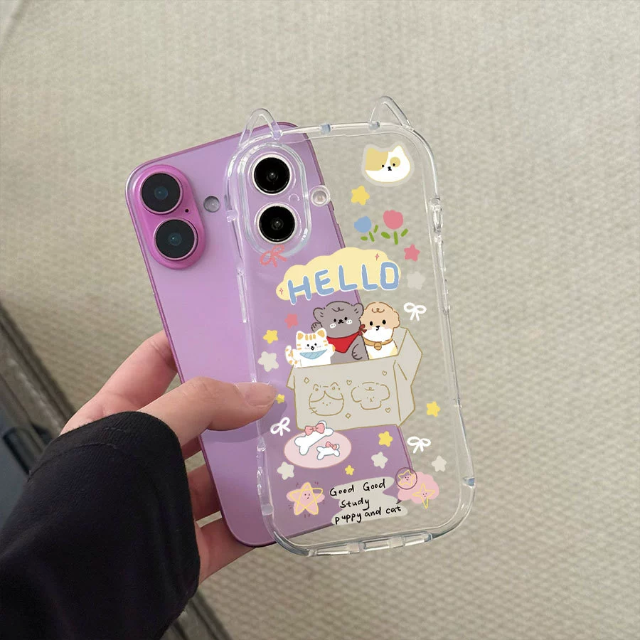 Apple, iPhone15, мультяшный совместимый чехол для телефона, 15promax