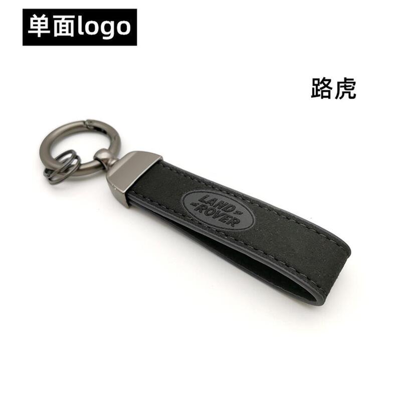 スエードレザーカーキーホルダートレンディなブランドカーロゴキーホルダーメンズハイエンドペンダントメルセデスベンツメタルレザーキーホルダー|undefined