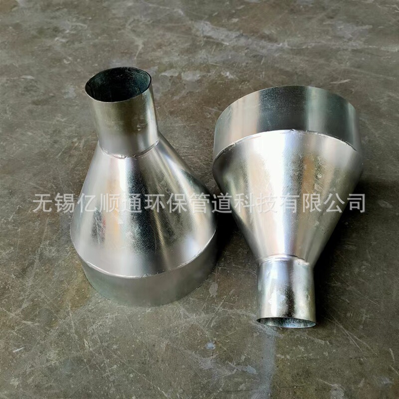 Manufacturers produce welding flue accessories, large and small heads, full welding air ducts, and reducing dimensions according to your requirements. Quality assurance