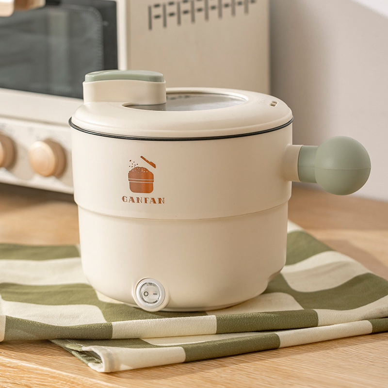 Зеленая ручка с антипригарным дном механическая версия