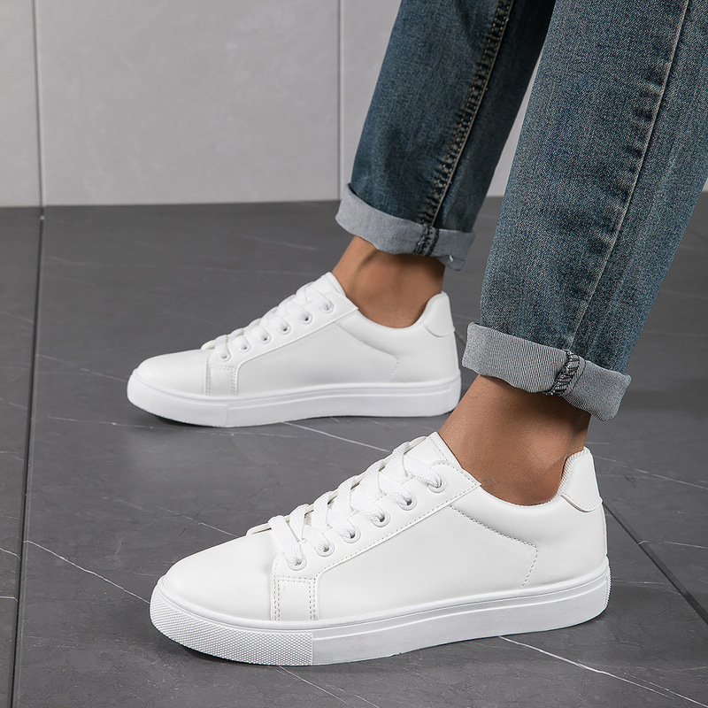 Xiyin customer order men's white shoes plus size board shoes