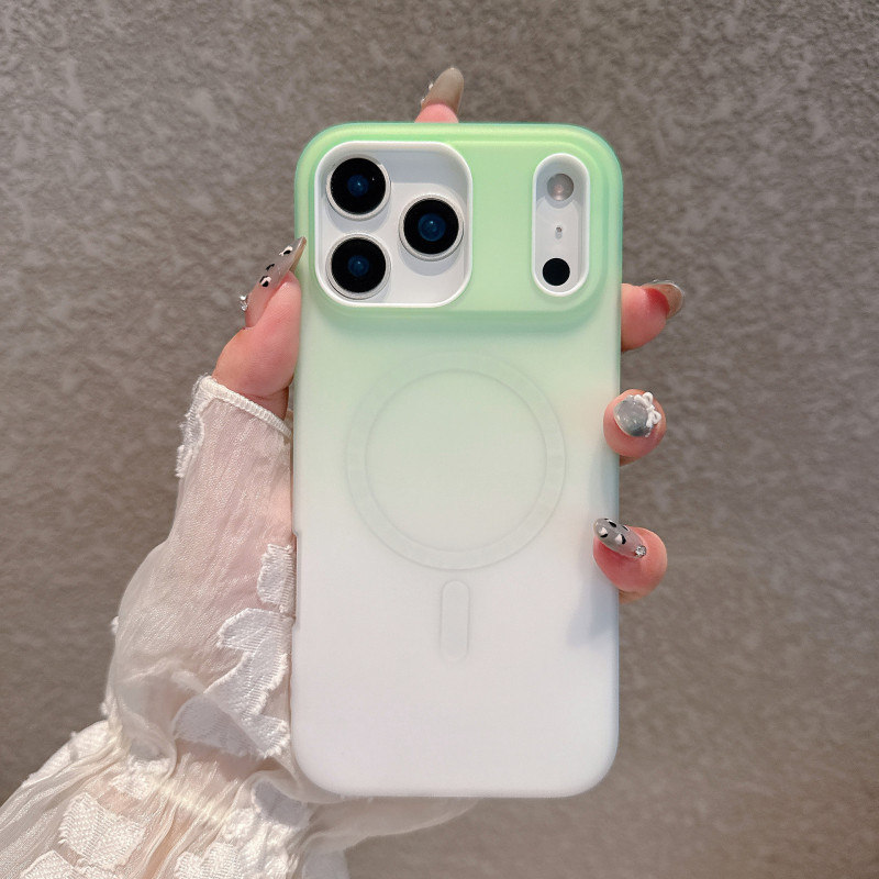 渐变适用iPhone17promax果冻二合一磁吸16手机壳磨砂苹果15保护套|undefined