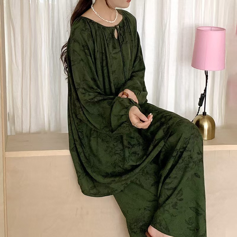 2421 그린 + 머리끈 HX 긴팔 대형 슈트