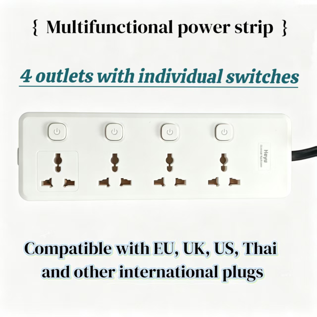 Type2 European Standard V2L Cross-Border Supply Type2 to Multi-Functional Universal Power Strip Adapter