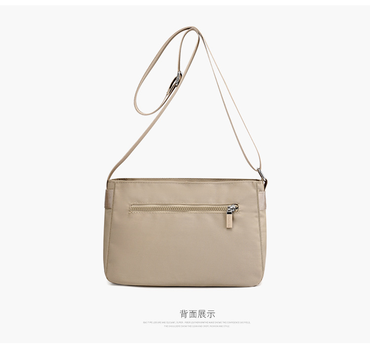 New trendy single-shoulder bag, waterproof nylon bag, multi-layer crossbody bag, Korean-style versatile backpack for foreign trade women in 2025 undefined