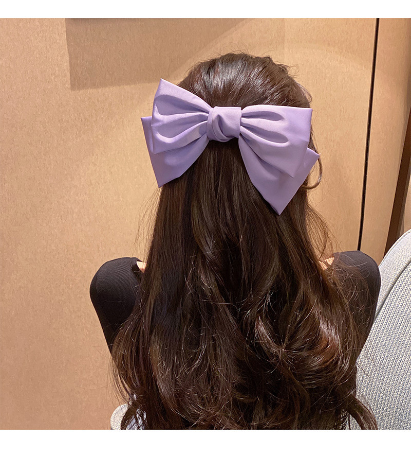 Fashion Vintage Satin Big Bow Shaped Hairpin Hair Ornaments Female Wholesale display picture 1