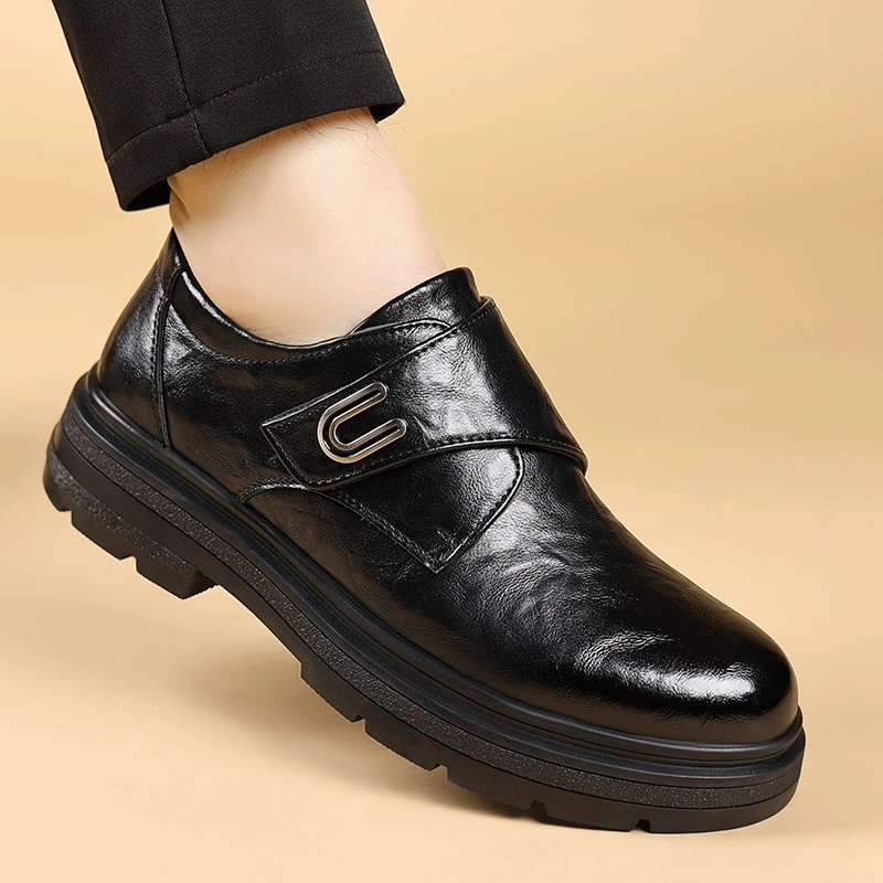 2024 осень и зима новая мода мягкая подошва черная толстая подошва