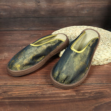 批发纯手工兔毛虎头鞋女成人新中式千层底国风平底布鞋国风汉服鞋