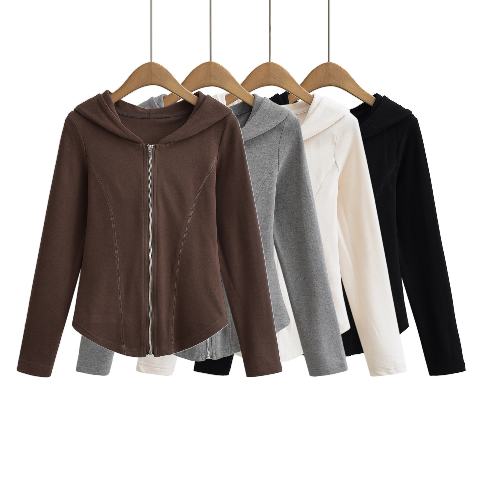 Autumn fashionable elegant velvet keep warm hoody
