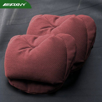 Auto Parts Car Headrest and: Waist support - 2-double-layer-decompression-pillows-volcanic-red-breathable-holes