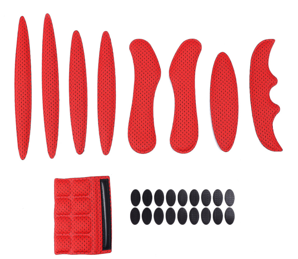 Rojo; negro rojo azul gris; accesorios de embalaje