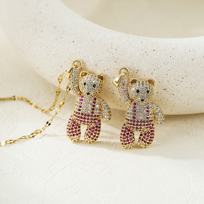 Transfronterizos exquisitos lindos collares de diamantes de joyería para mujeres de moda explosiva nicho colgante de diseño único