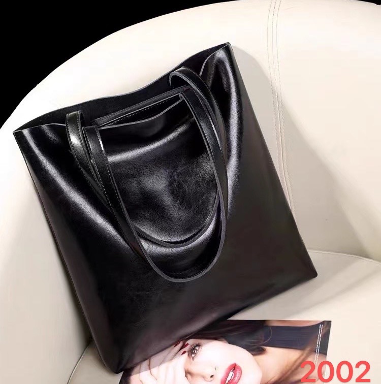 (2개) WESTAL 새로운 COWHIDE 여성용 가방 패션 여성 가방 간단한 토트 백 대용량 패션 휴대용 쇼핑백