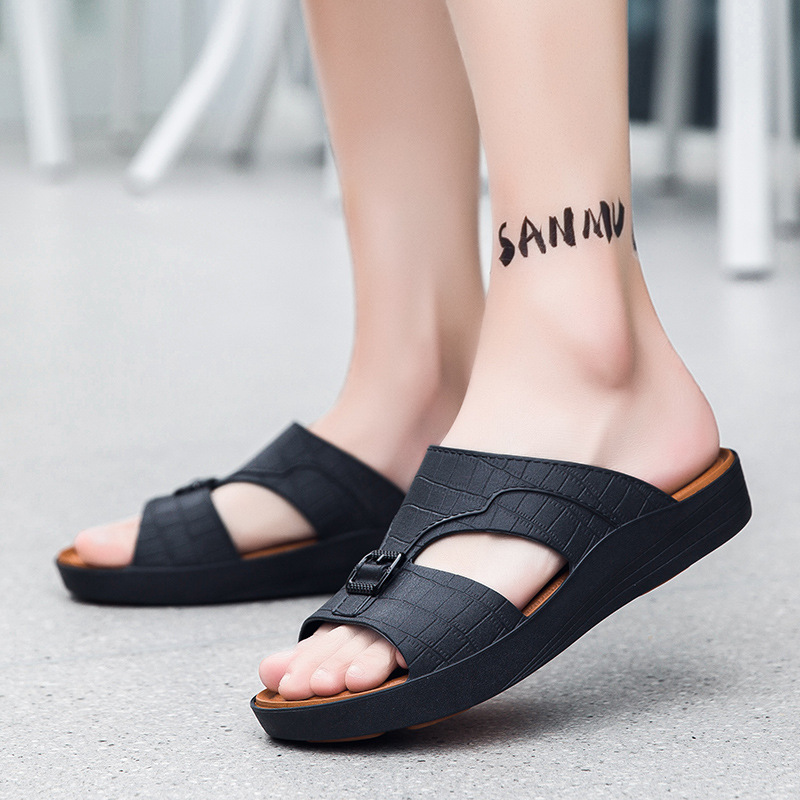 Moda de verano para papá zapatillas de moda transfronterizas grandes zapatillas casuales de hombre árabe