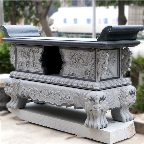 仿古供桌佛台新中式香案桌青石供台供奉寺庙佛堂石材祠堂祭祀摆件