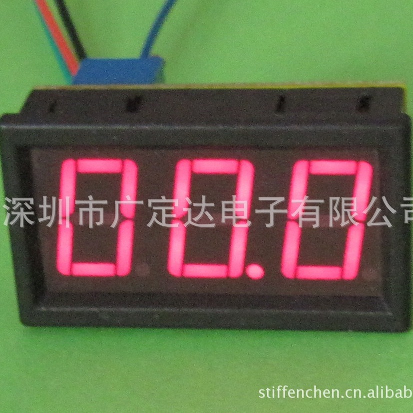 深圳厂家供应优质三位数显(0-99.9)直流电压表头开发