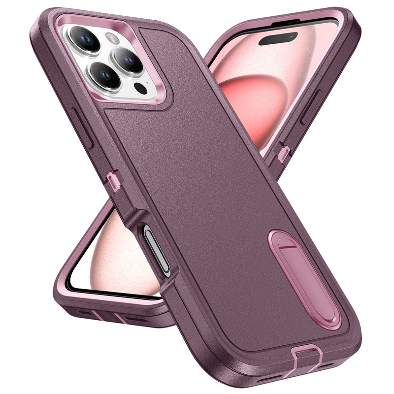 三防スタンド欧米iPhone16 Pro Max携帯ケース鎧転倒防止クリエイティブ保護カバーを適用|undefined