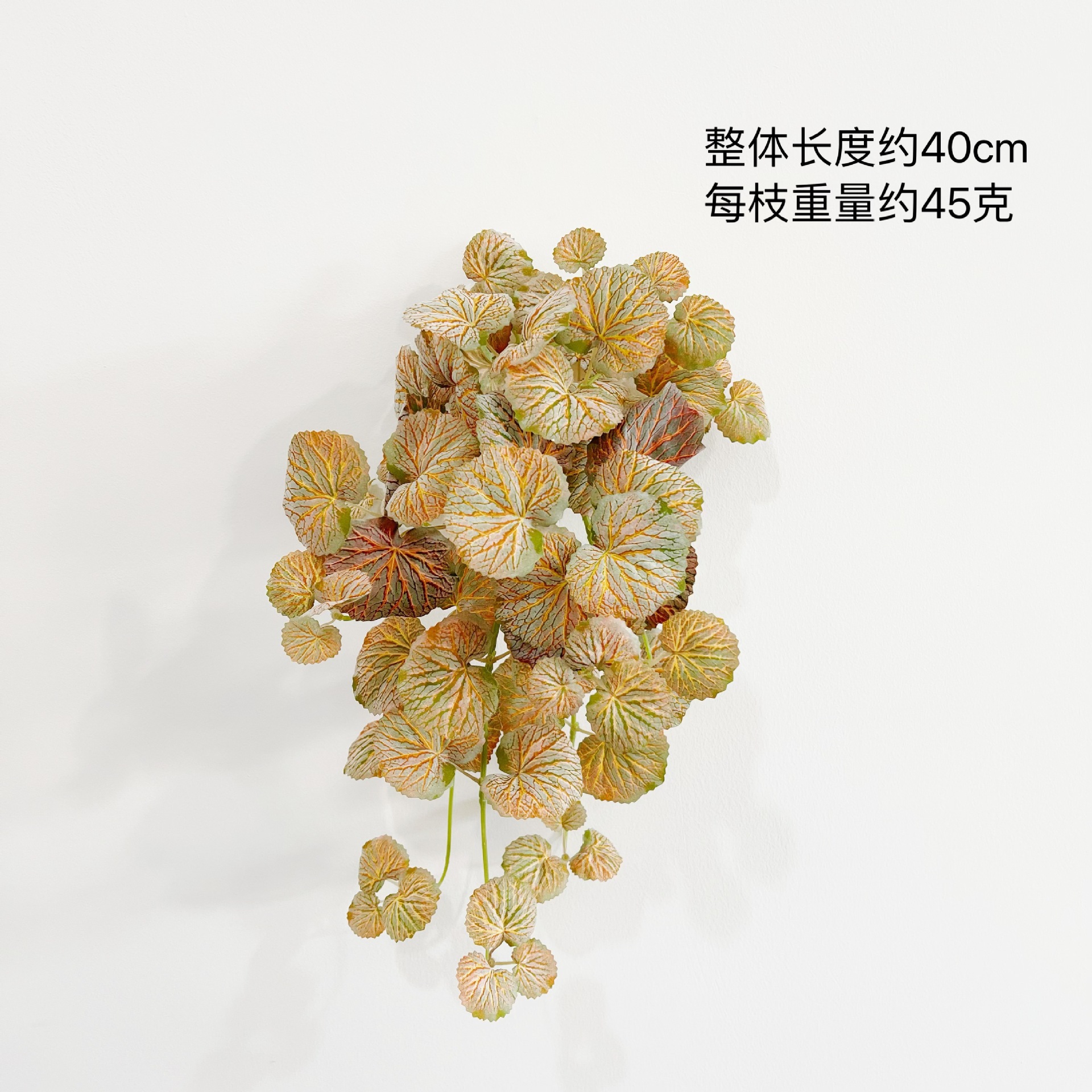 40cm 베고니아 벽걸이 [모발이식 가을홍]