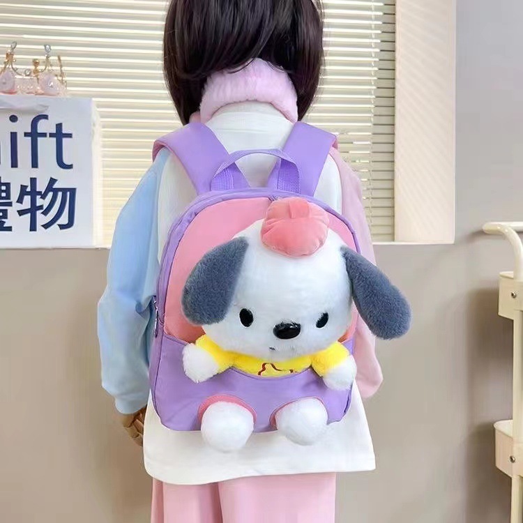 3D unicornio estereoscópico mochila juguete de peluche jardín de infantes caricatura lindo mochila pequeña mochila ligera