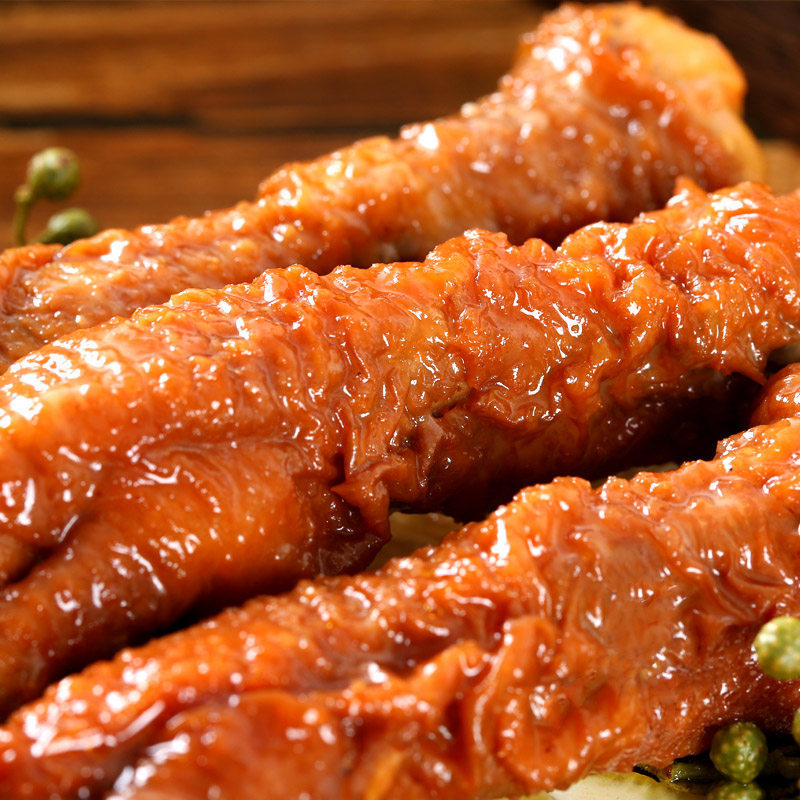 汉盛堂虎皮凤爪香辣鸡爪即食鸡肉零食休闲小吃28g袋装整箱批发
