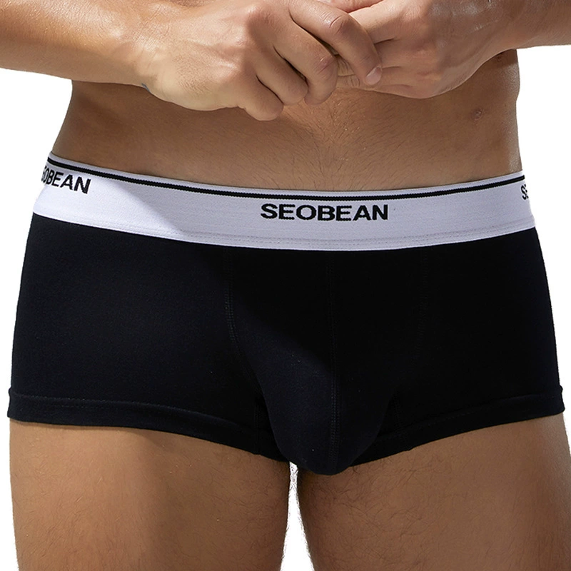 SEOBEAN Hibbing мужские боксеры-слипы, комфортные и дышащие хлопковые с низкой талией, поднимающие ягодицы, набор оптом