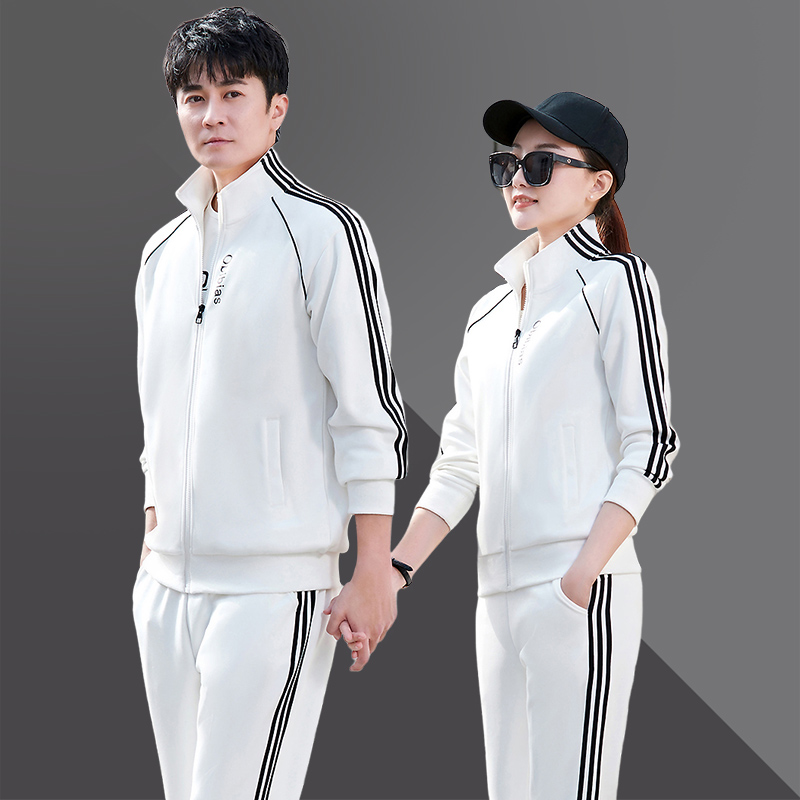 Sports suit Men's Spring New Running Clothes Fitness plus size Couple Sportswear Men's Spring and Autumn Casual Sweatshirt Women